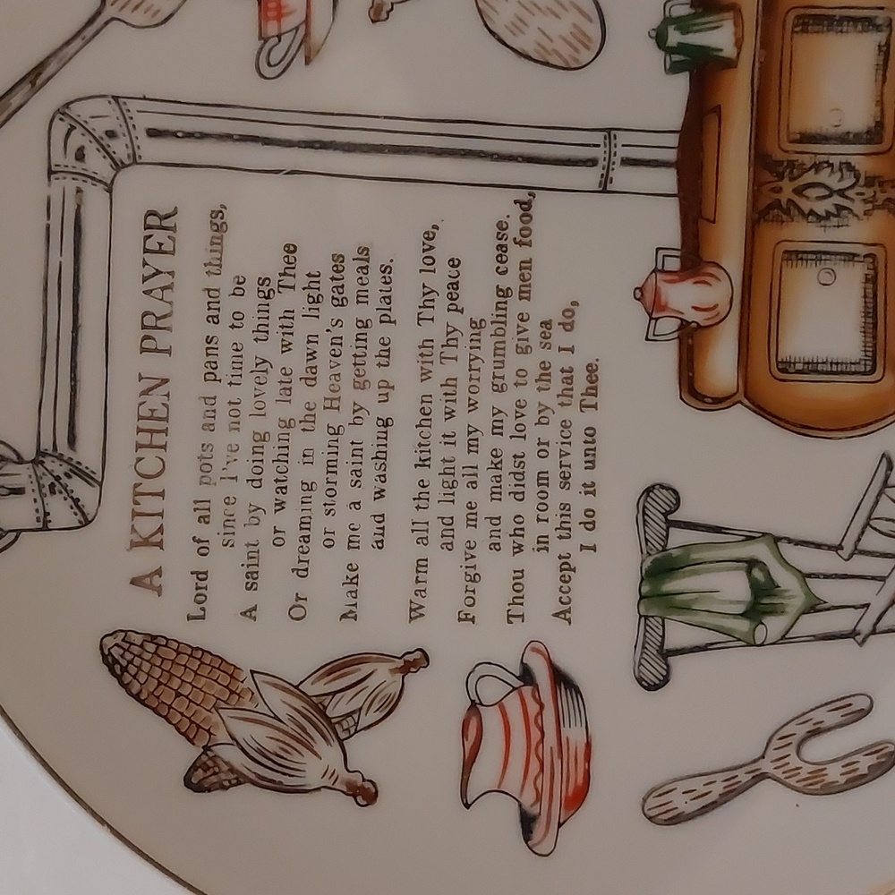 Kitchen Prayer Plate - Picture 3 of 3